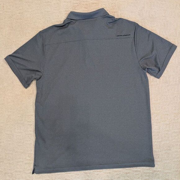 NWT Under Armour Polo Mens Size XXL 2X 2XL Grey Golf Shirt Heat Gear - Picture 2 of 7